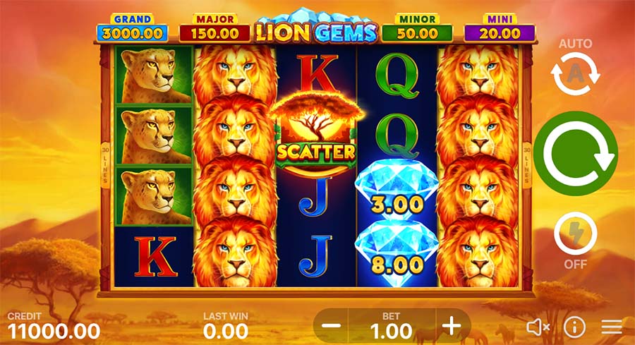   Lion Gems: Hold and Win         